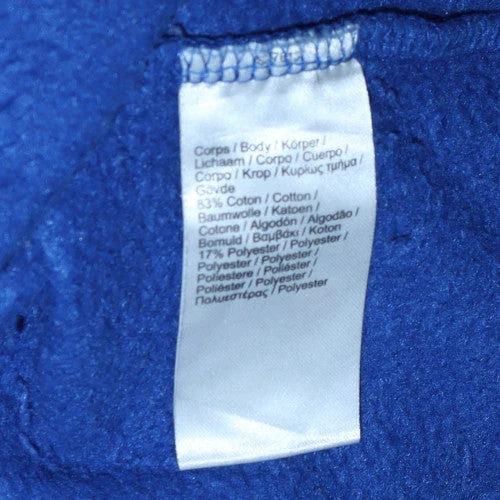Lacoste Men’s Blue Crew Neck Pullover Sweatshirt Size L - Image 5