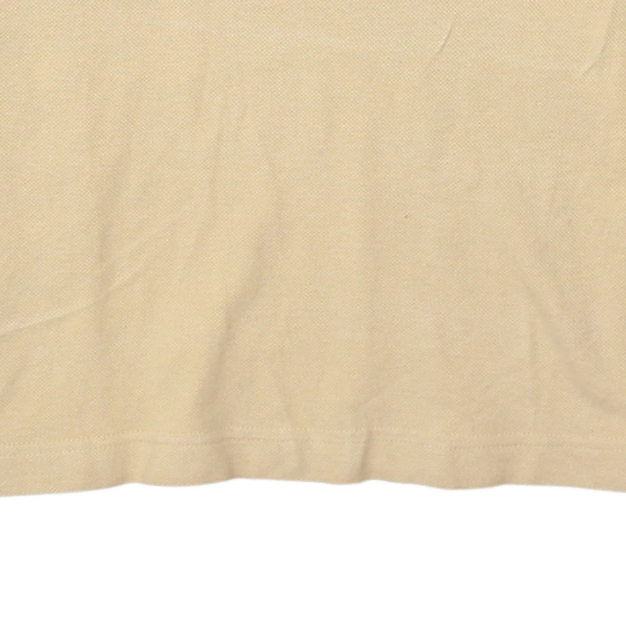 Lacoste Men's Beige Vintage Cotton Polo Shirt M Short Sleeve - Image 6