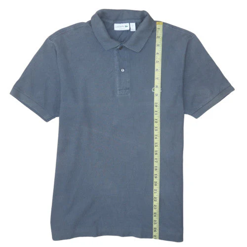 Lacoste Men's Blue Classic Fit Short Sleeve Polo Shirt Size L - Image 3