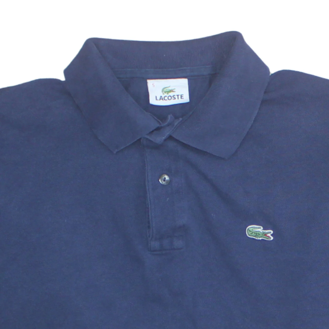 Lacoste Men's Blue Cotton Short Sleeve Polo Shirt Size L - Image 8