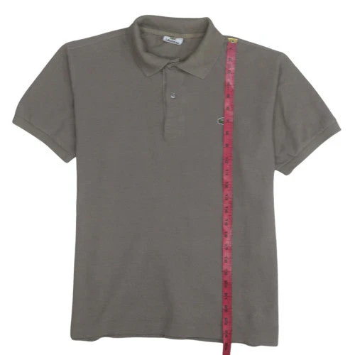 Lacoste Men's Brown Cotton Polo Shirt Size L Classic Fit - Image 2