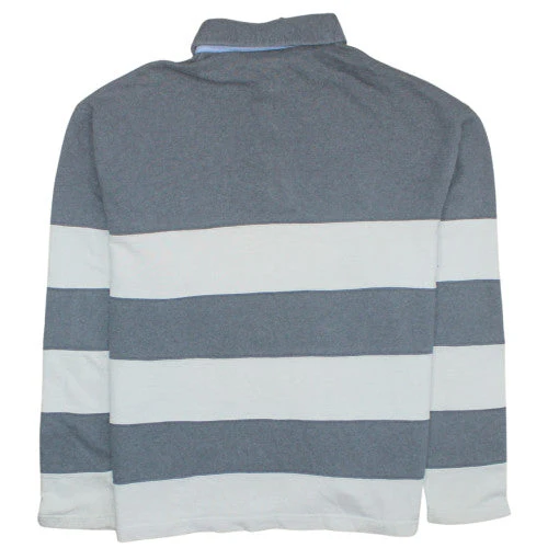Lacoste Men's Grey Striped Long Sleeve Polo Shirt XL - Image 4