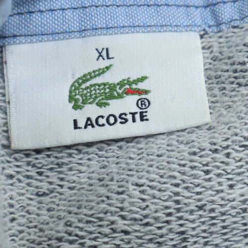 Lacoste Men's Grey Striped Long Sleeve Polo Shirt XL - Image 5