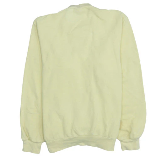 Lacoste Men's Yellow Crew Neck Cotton Fleece Sweatshirt M - Image 4