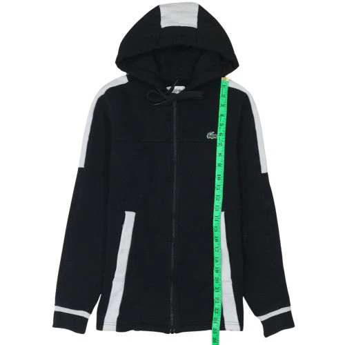 Lacoste Sport Men's Black XS Full Zip Hoodie with Logo - Image 3