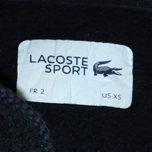 Lacoste Sport Men's Black XS Full Zip Hoodie with Logo - Image 5