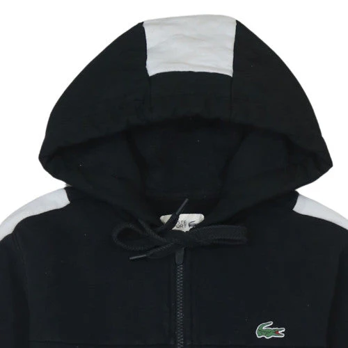 Lacoste Sport Men's Black XS Full Zip Hoodie with Logo - Image 8