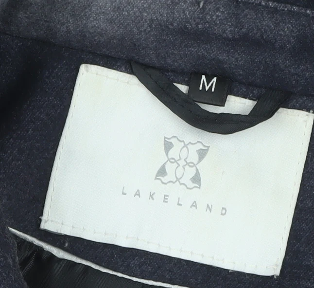 Lakeland Women's Blue Mid-Length Overcoat Size M - Image 4