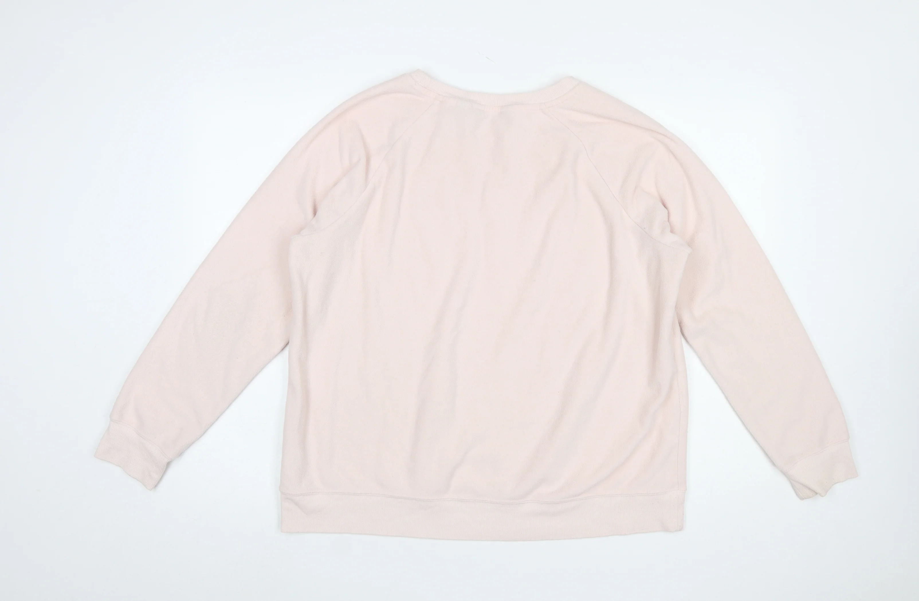Lands' End Women Beige XL Pullover Sweatshirt Soft Fleece - Image 3