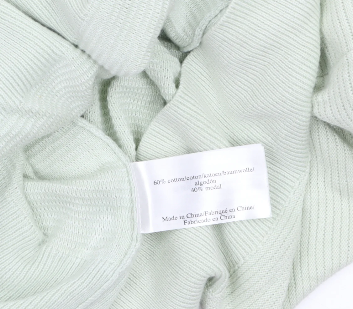 Laura Ashley Women Green Size 10 Crew Neck Lightweight Pullover Jumper - Image 4
