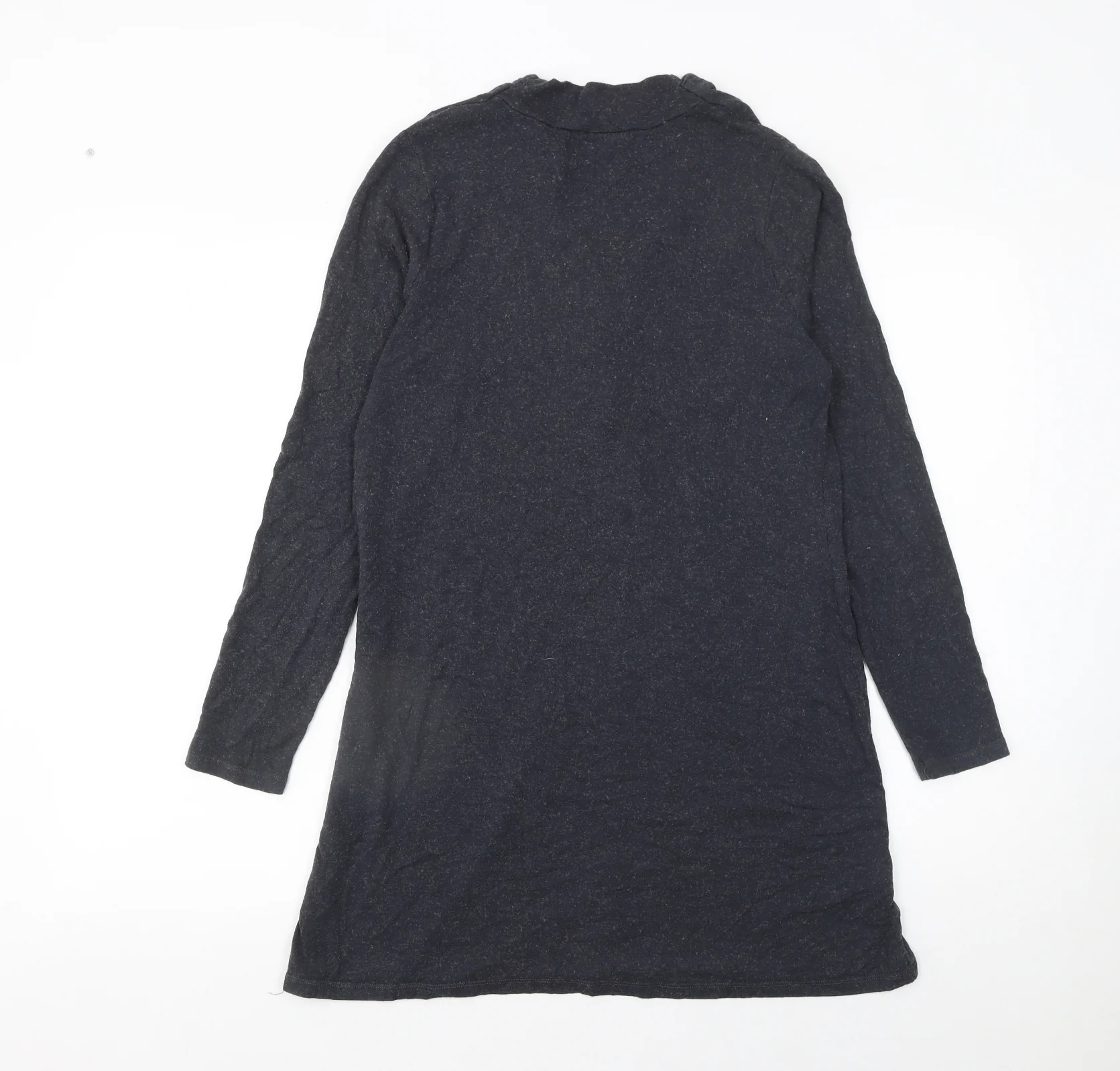 Laura Ashley Women’s Black Long Sleeve Knit Shift Dress UK 12 - Image 3