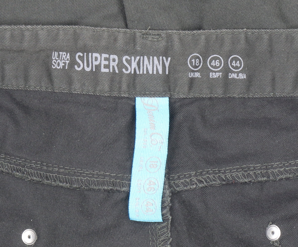 Laura G Ultra Soft Super Skinny Black Jeans Women UK 18 - Image 4