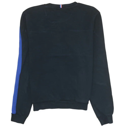 Le Coq Sportif Men's Black Red Crew Neck Sweatshirt M Sports Style - Image 4