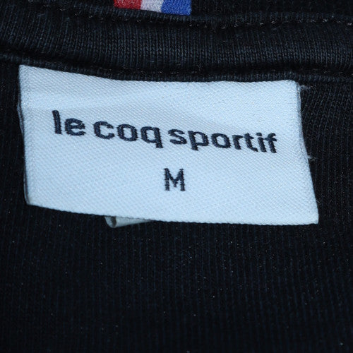 Le Coq Sportif Men's Black Red Crew Neck Sweatshirt M Sports Style - Image 5