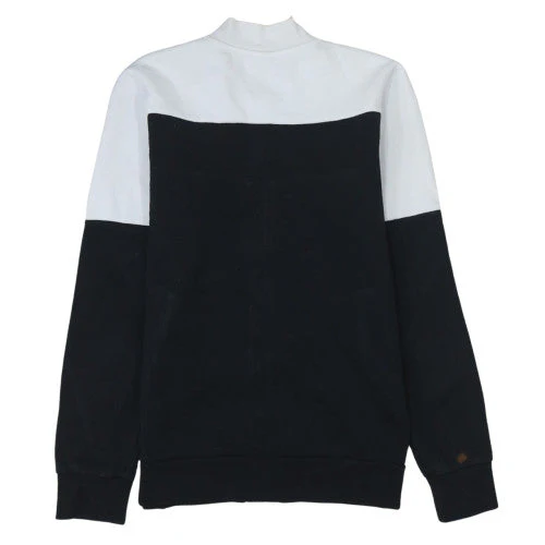 Le Coq Sportif Men's Black & White Small Track Jacket - Cotton Blend Zip-Up - Image 4