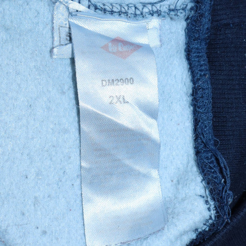 Lee Cooper Men Blue 2XL Pullover Sweatshirt Crew Neck Cotton Blend - Image 5