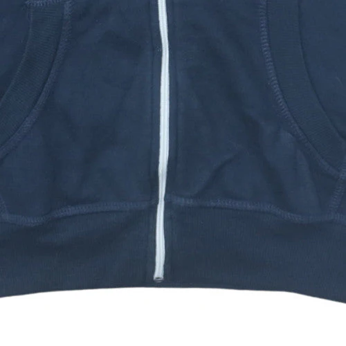 Lee Cooper Men's Blue Full Zip Hoodie Size M Regular Fit - Image 7