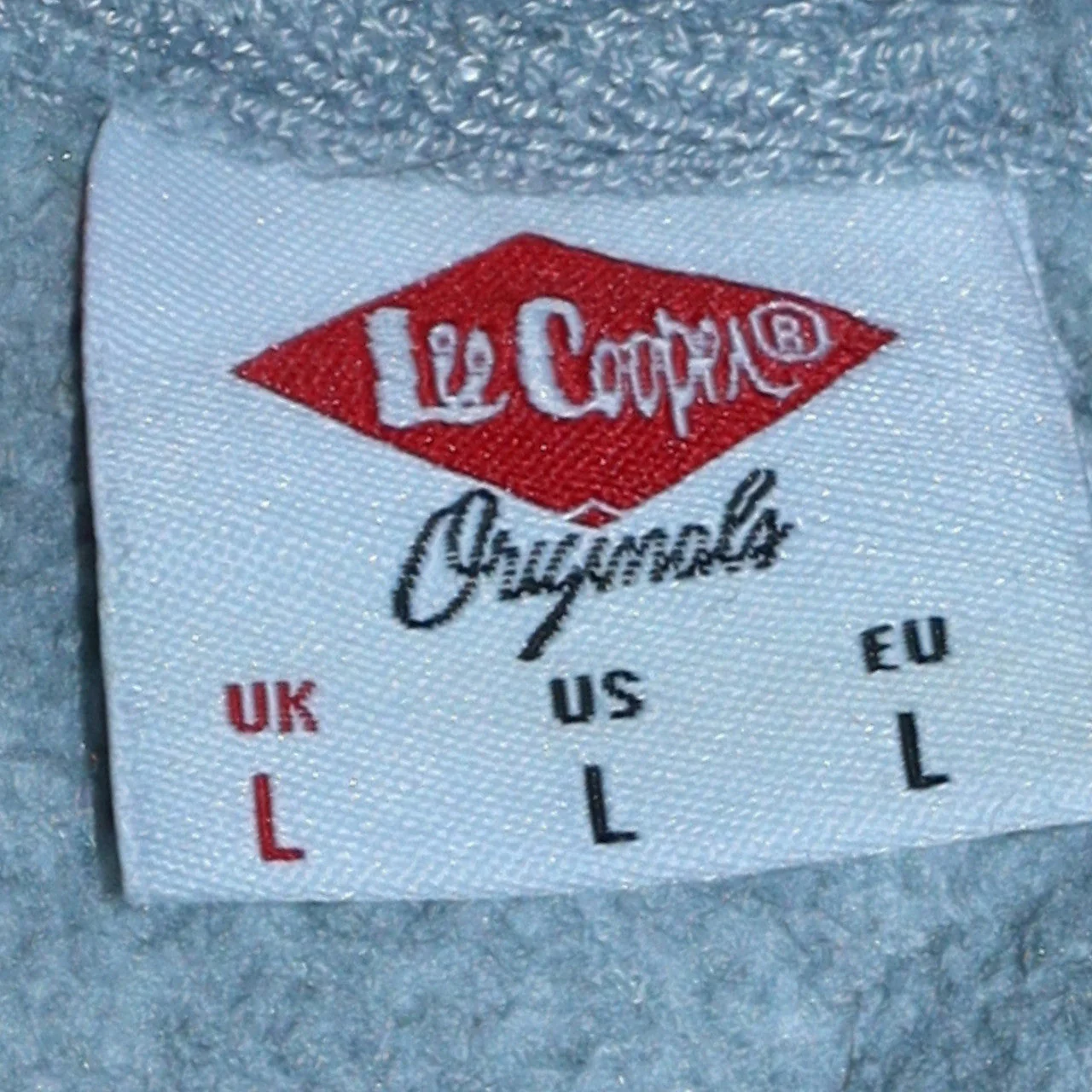 Lee Cooper Men's Grey L Pullover Sweatshirt Crew Neck Fleece - Image 6