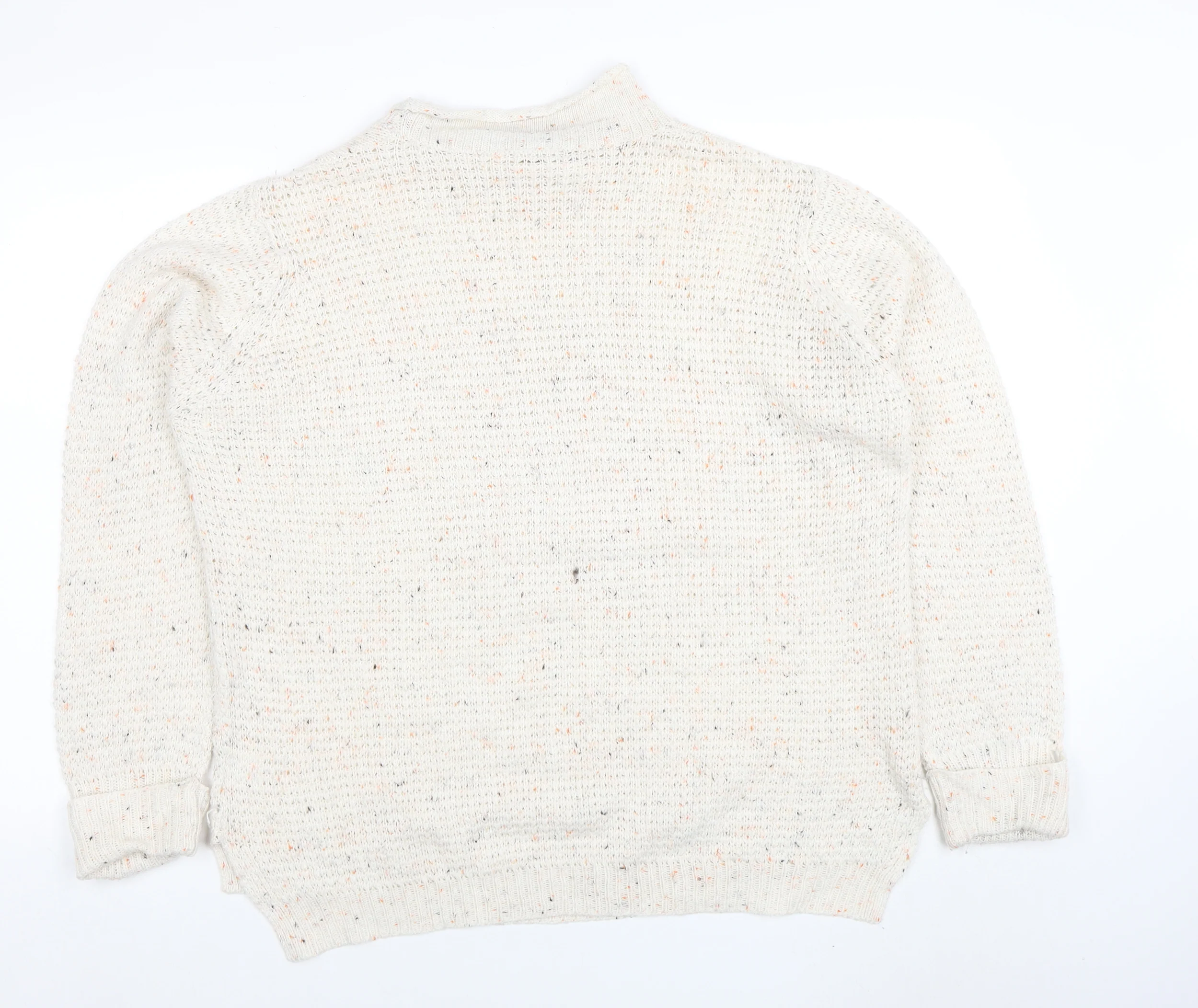 Lee Cooper Women Ivory Size 16 Acrylic Cable-Knit Pullover Jumper - Image 3