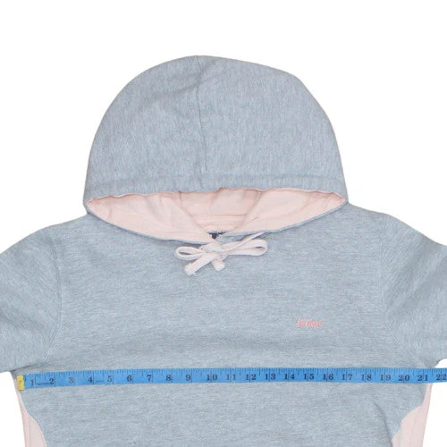 Lee Cooper Womens Grey & Pink Pullover Hoodie Size 16 Cotton Blend - Image 2