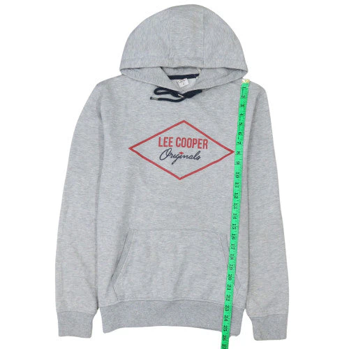Lee Cooper Womens Grey Pullover Hoodie Size M - Image 3