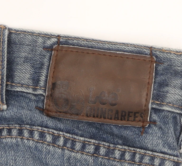 Lee Dungarees Men's Blue 36x32 Straight Leg Denim Jeans - Image 5