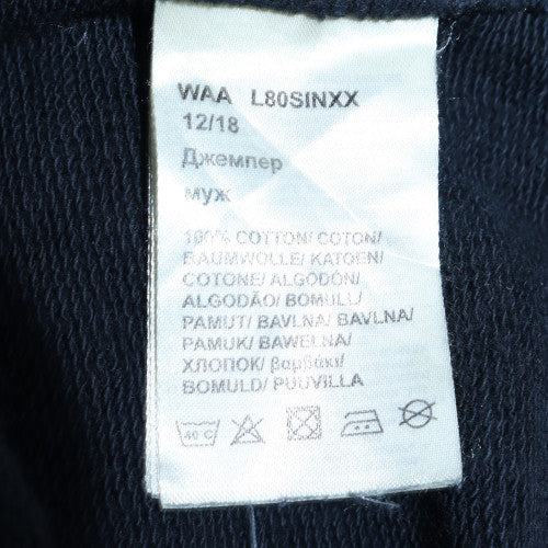 Lee Men's Black Pullover Hoodie L Classic Logo Cotton Sweatshirt - Image 6