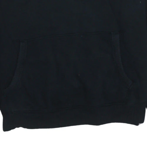Lee Men's Black Pullover Hoodie L Classic Logo Cotton Sweatshirt - Image 8