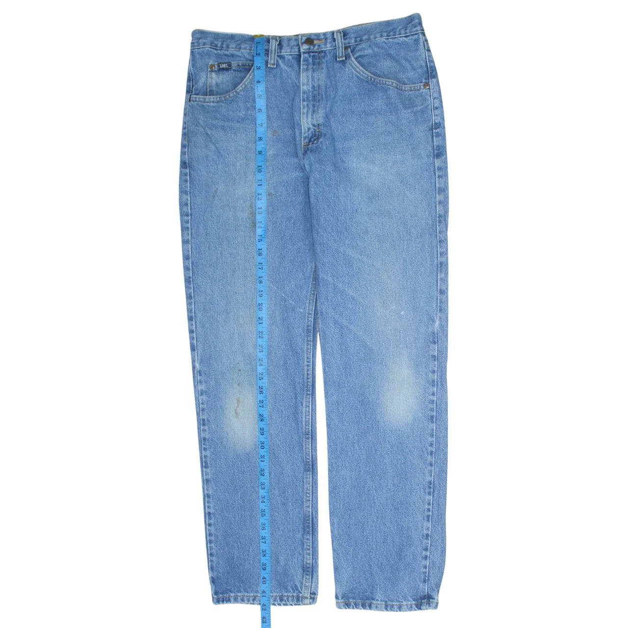 Lee Men's Blue Regular Fit Straight Denim Jeans - Image 3