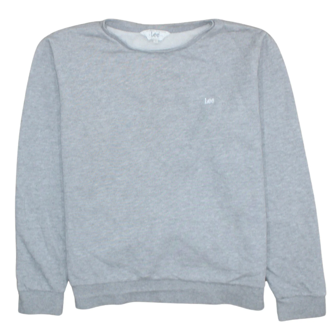 Lee Mens Grey Regular Fit Crew Neck Sweatshirt L