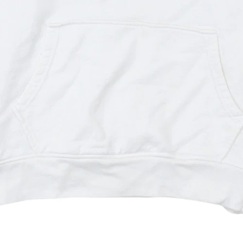 Levi’s Men White Relaxed Pullover Hoodie Size L Cotton Fleece - Image 7