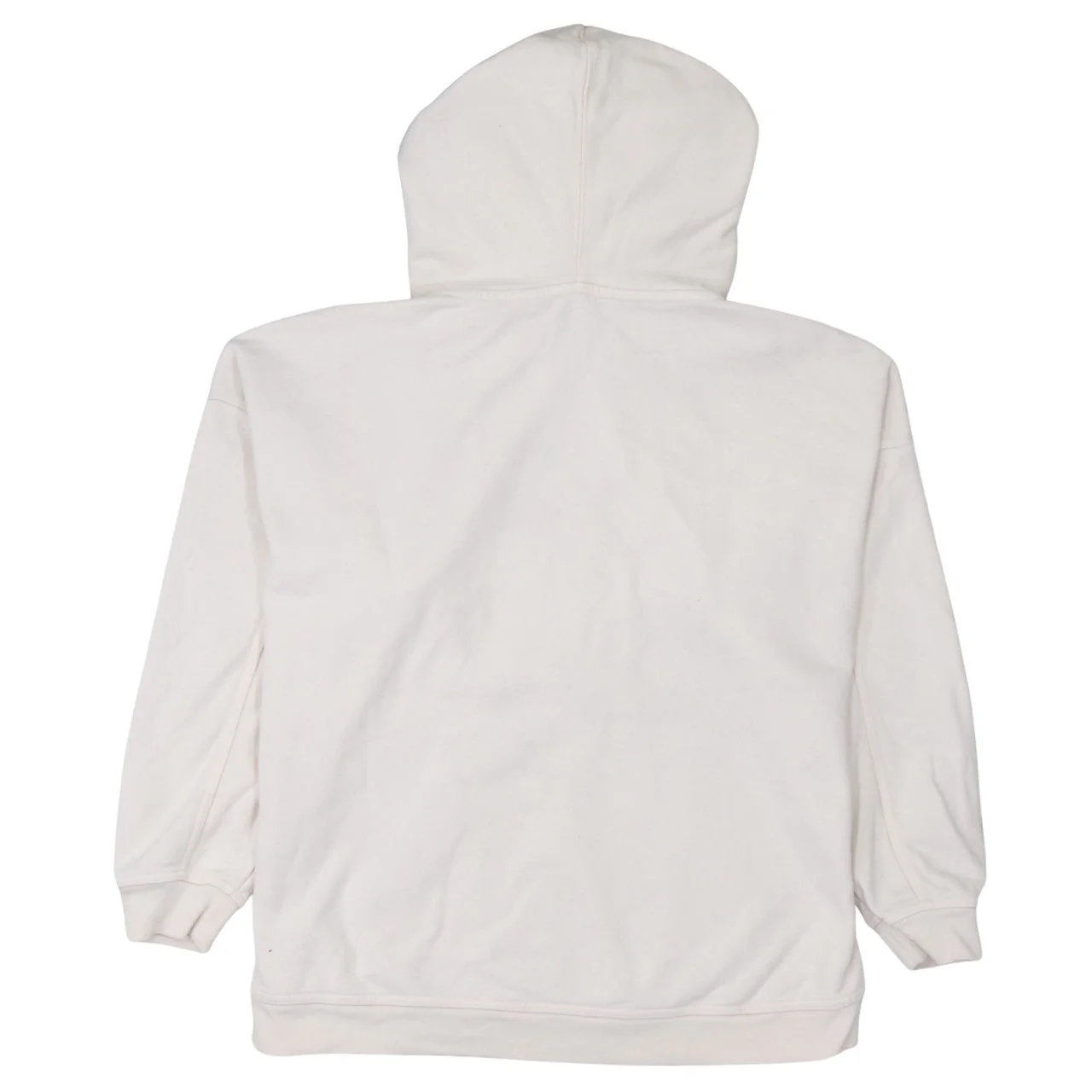 Levi's Men's Beige Pullover Hoodie M Logo Print Fleece Sweatshirt - Image 4