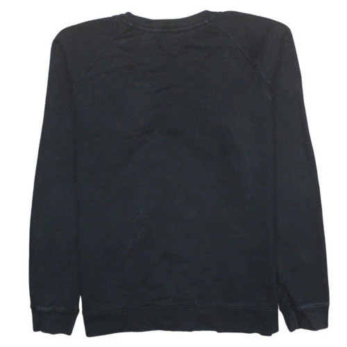 Levi's Men's Black Crew Neck Fleece Sweatshirt M Regular Fit - Image 4