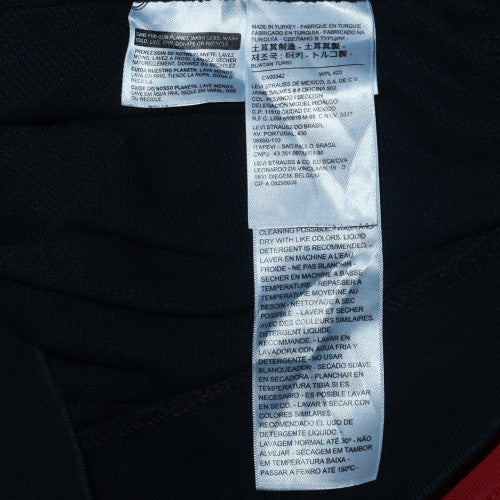 Levi's Mens Black Full Zip Hoodie Size S Regular Fit Logo Design - Image 5