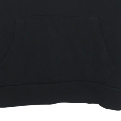 Levi's Men's Black Hoodie L Pullover Graphic Print Fleece Sweatshirt - Image 7