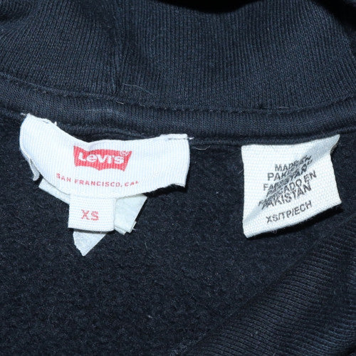 Levi's Men's Black Logo Graphic Pullover Hoodie XS - Image 5