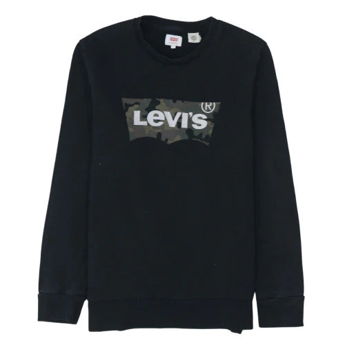 Levi's Men's Black Logo Pullover Sweatshirt Size S