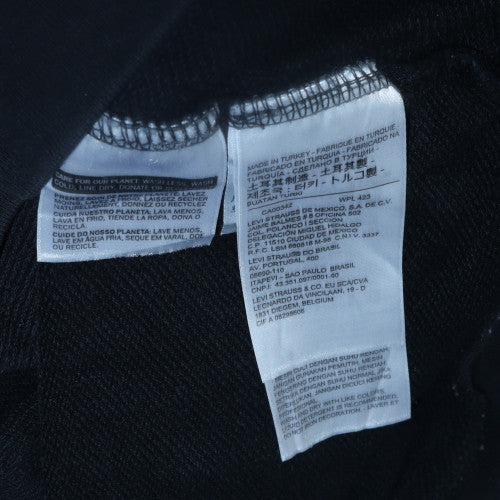 Levi's Men's Black Logo Pullover Sweatshirt Size S - Image 5