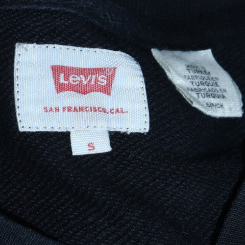 Levi's Men's Black Logo Pullover Sweatshirt Size S - Image 6