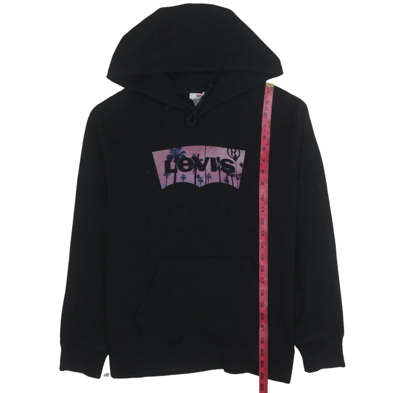 Levi's Men's Black M Pullover Hoodie Graphic Logo Sweatshirt - Image 2