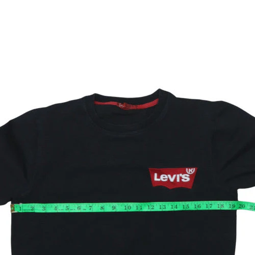 Levi's Men's Black Medium Crew Neck Pullover Sweatshirt - Image 2