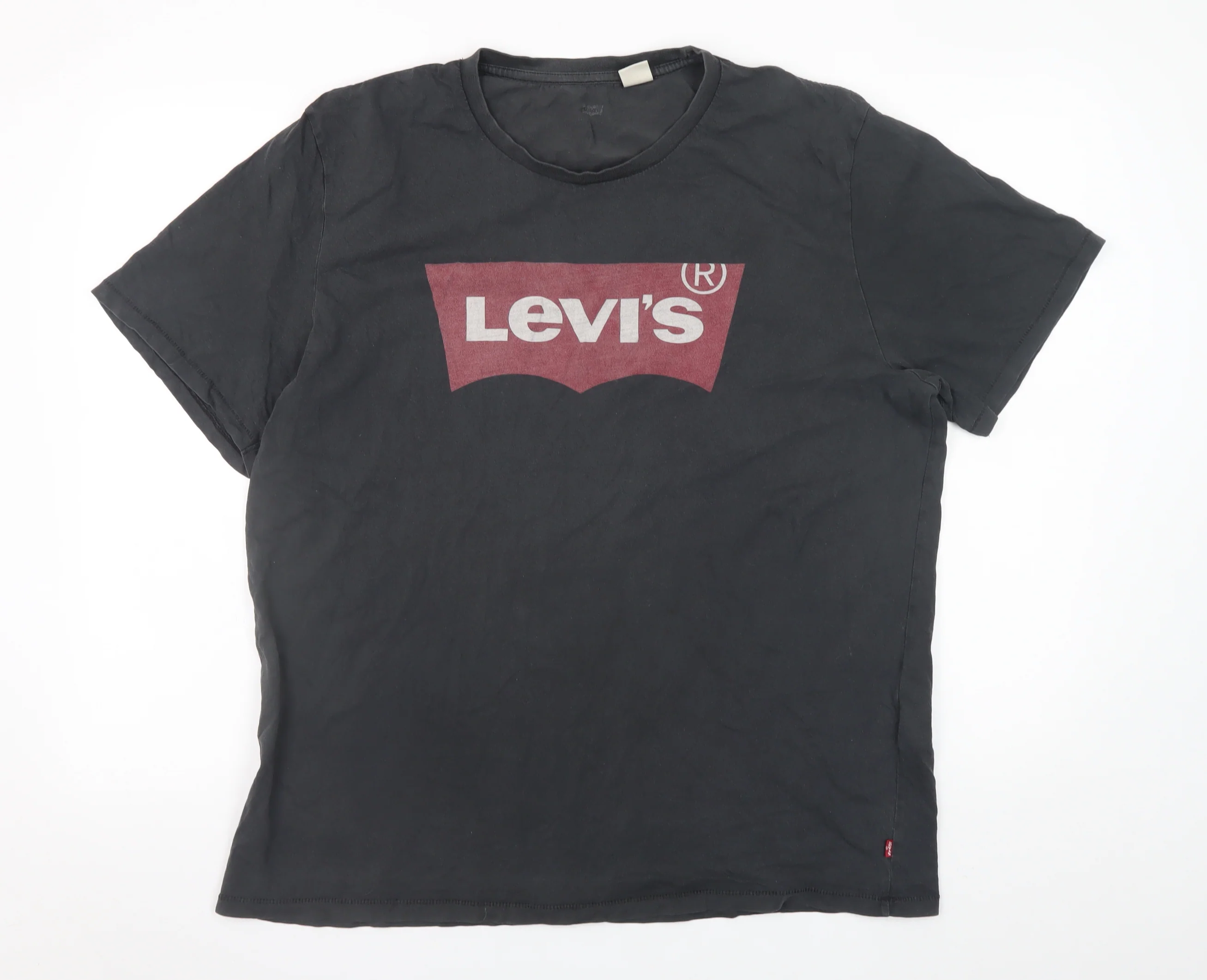 Levi's Men's Black XL Logo Graphic Cotton T-Shirt