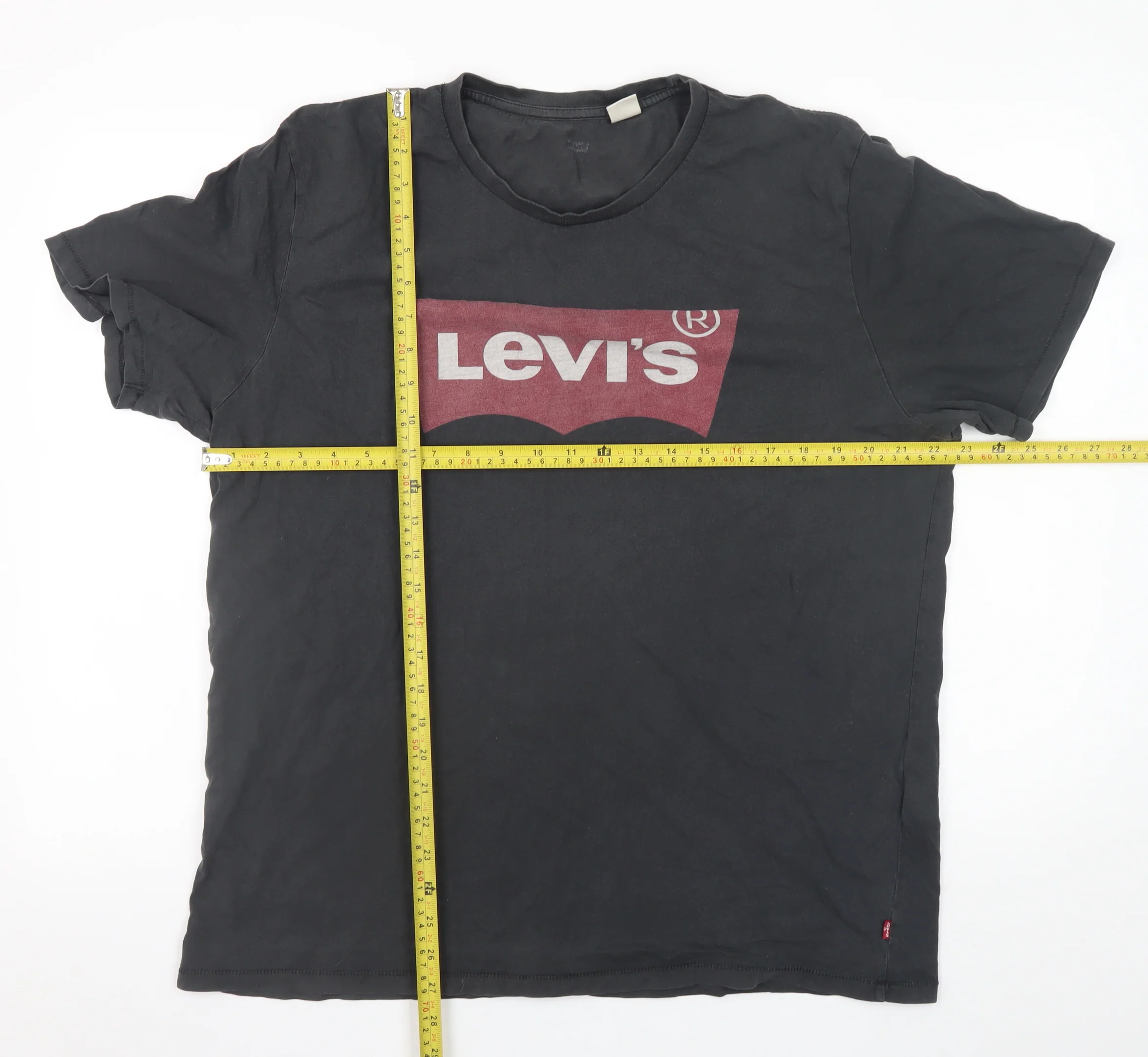 Levi's Men's Black XL Logo Graphic Cotton T-Shirt - Image 2