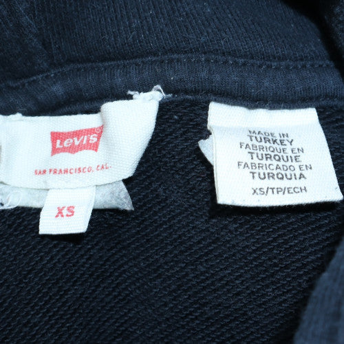 Levi's Men's Black XS Pullover Hoodie with Logo Print - Image 6