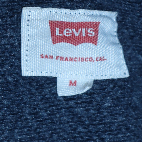 Levi's Men's Blue Crew Neck Cotton Sweatshirt Size M - Image 5