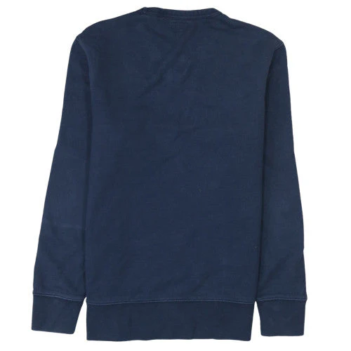 Levi's Men's Blue Logo Crew Neck Sweatshirt Size M Regular Fit - Image 4