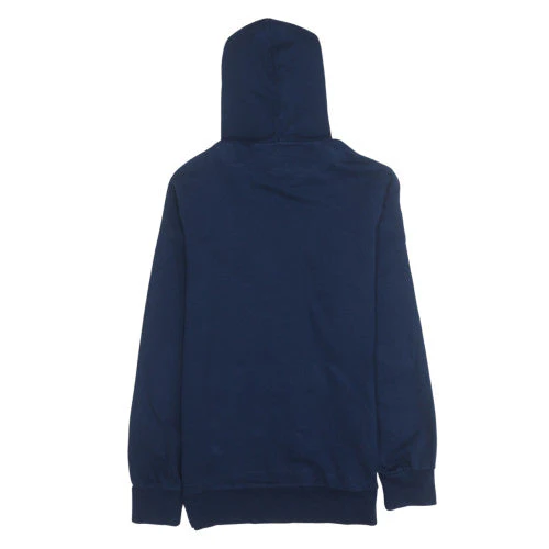 Levi's Mens Blue Logo Pullover Hoodie Size M Fleece Sweatshirt - Image 4