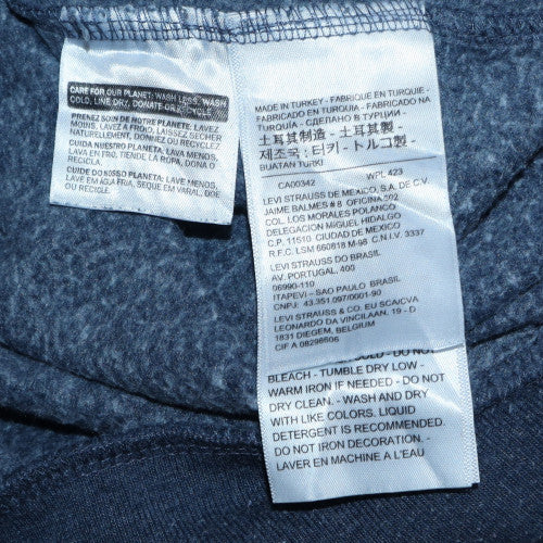 Levi's Men's Blue Logo Pullover Sweatshirt Size M Regular Fit - Image 6