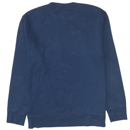 Levi's Men's Blue XL Crew Neck Logo Pullover Sweatshirt - Image 4