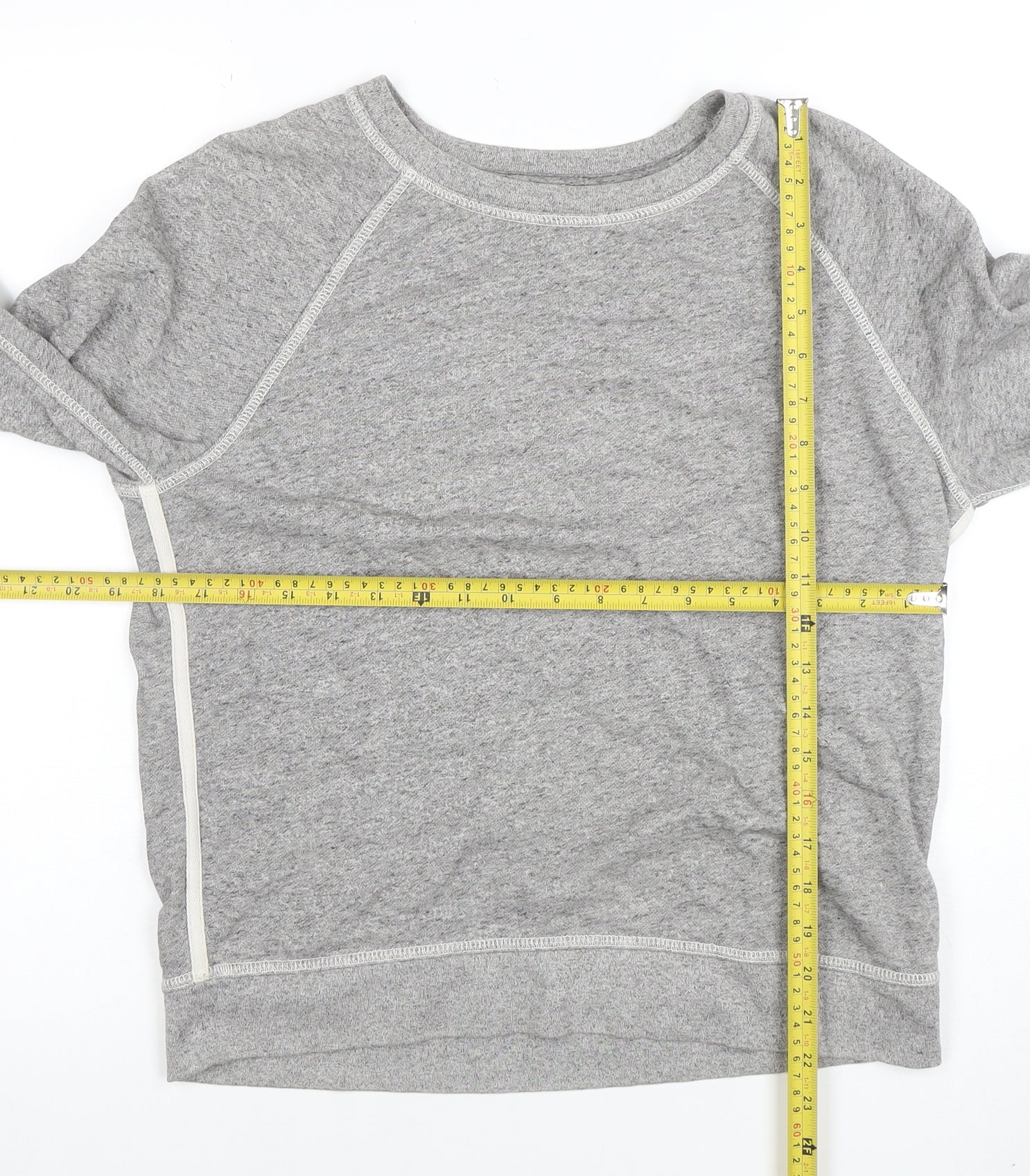 Levi's Mens Grey Cotton Crew Neck Long Sleeve Sweatshirt M - Image 2